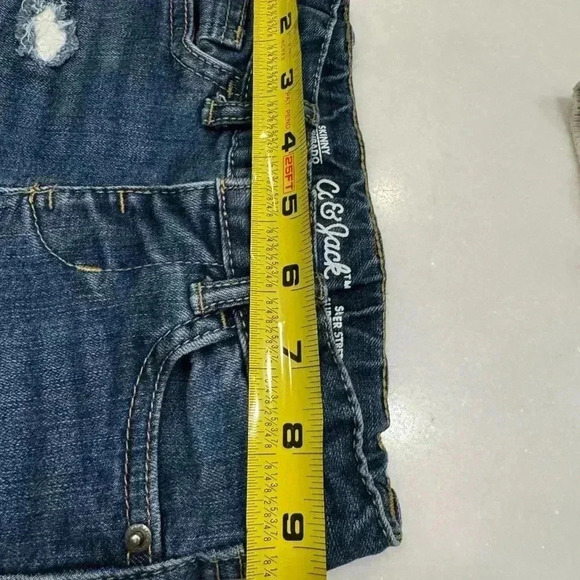 Cat & Jack jeans + Tommy Hilfiger beige moc turtle neck L/S shirt size 2T - Picture 13 of 15